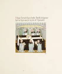 Ms. New Coll 380, f27r. The antiquities of the Cathedral Church of Saint Mary, Carlisle, drawn by Robert Carlile, 1795